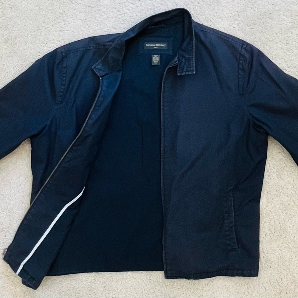 Banana Republic Men's Black Jacket/ windbreaker Size Large